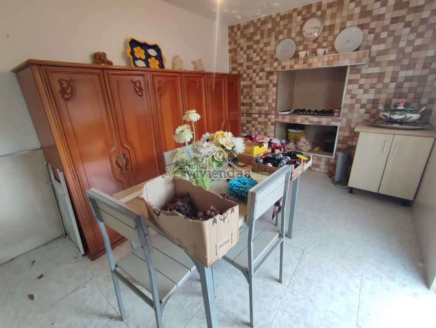 Cuina de Casa o xalet en venda en Vallirana amb Aire condicionat, Calefacció i Jardí privat