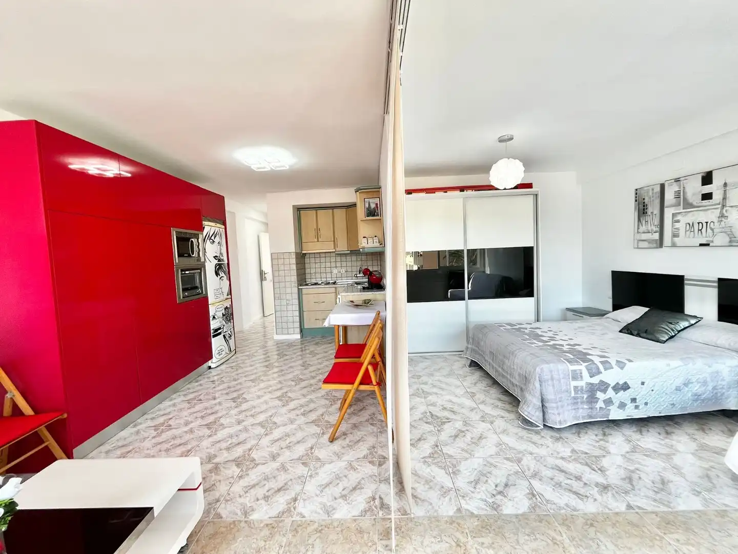Habitación de Apartamento de alquiler en Orihuela con Calefacción, Amueblado y Lavadora