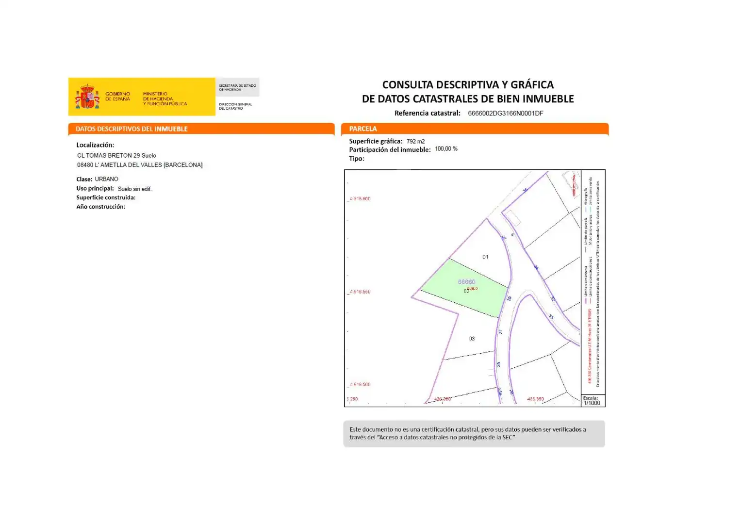 Terreno residencial en venta en L'Ametlla del Vallès, imagen 3