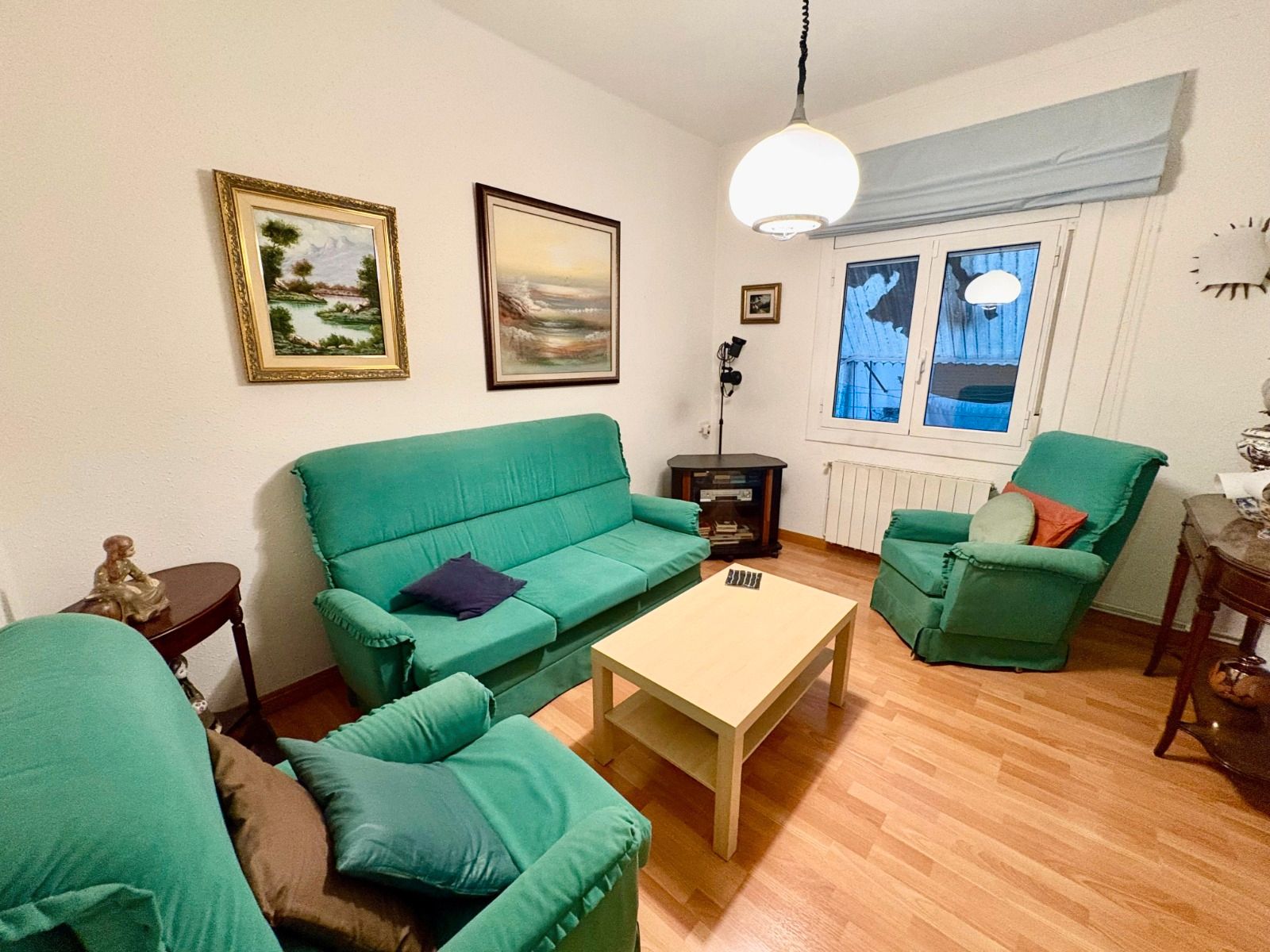 Sala d'estar de Pis en venda en  Barcelona Capital amb Calefacció i Forn