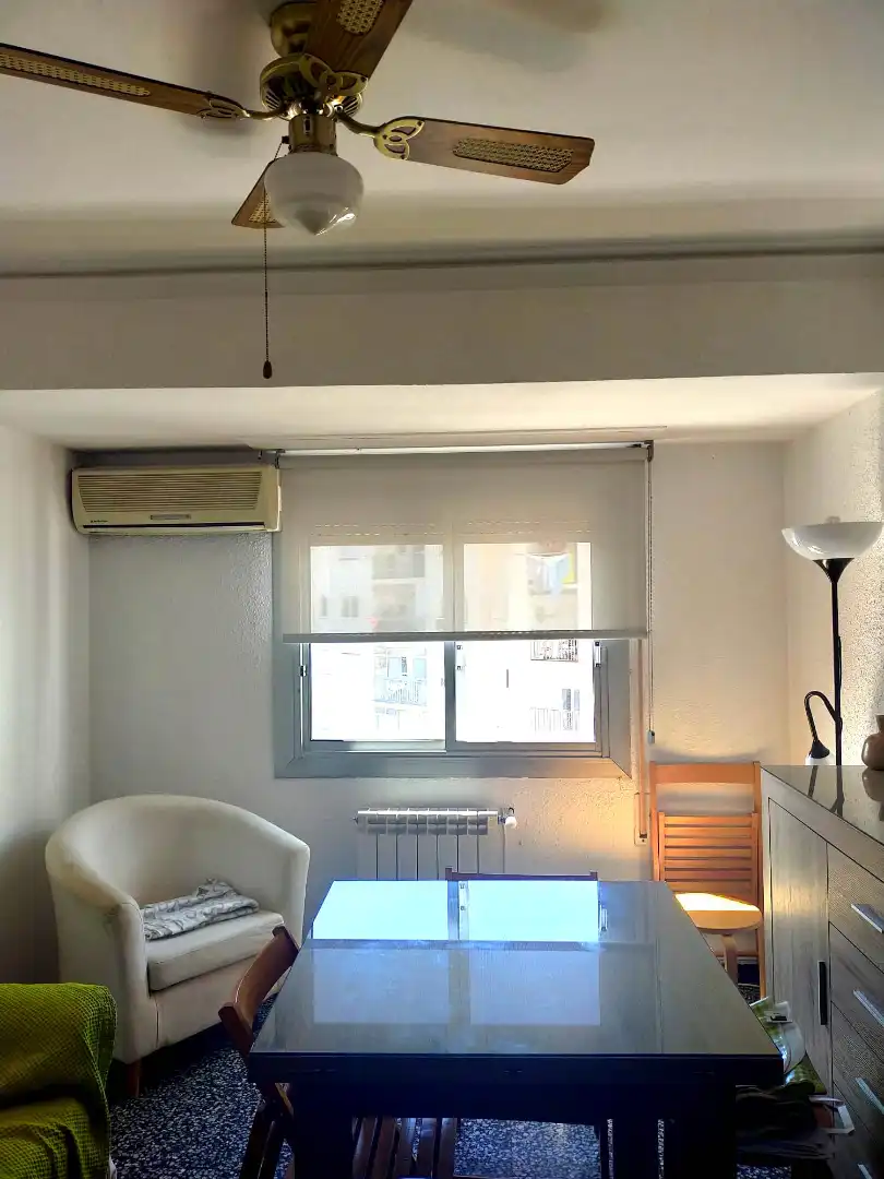 Terraza de Piso de alquiler en Zaragoza con Calefacción, Amueblado y Horno