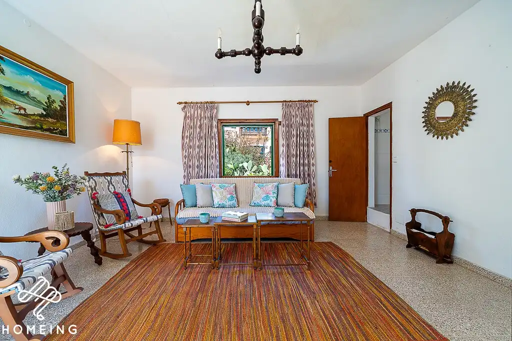 Sala d'estar de Finca rústica en venda en  Palma de Mallorca amb Terrassa i Moblat