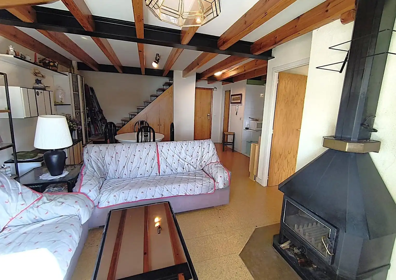 Sala de estar de Ático en venta en Aisa