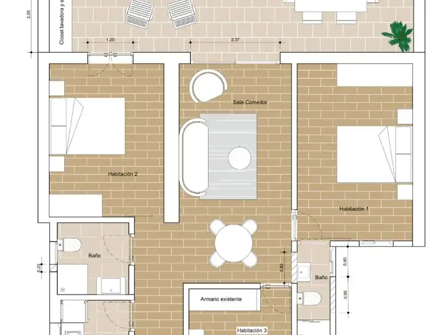 Flat for rent in Huelva, Huelva