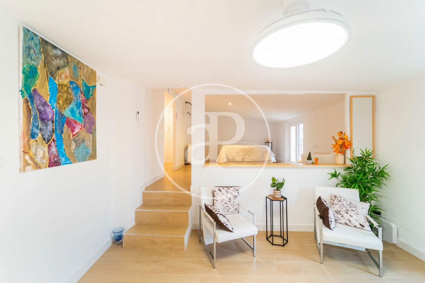 Bedroom of Flat for sale in Alcoy / Alcoi  with Air Conditioner, Heating and Furnished