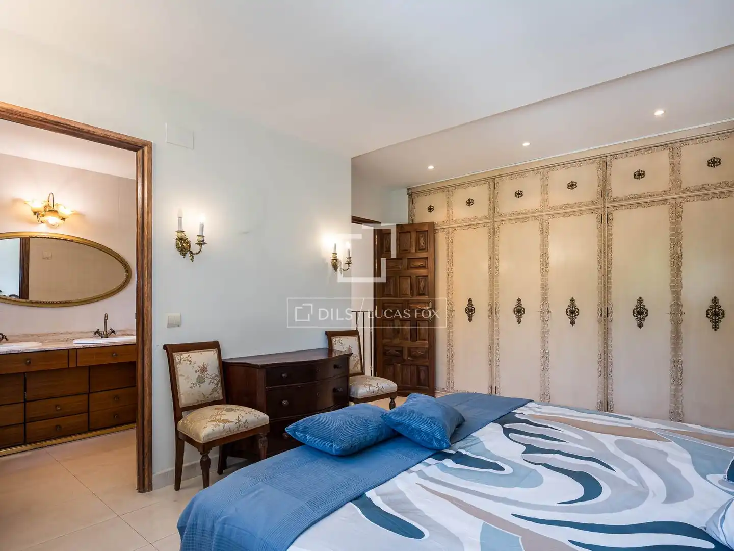 Dormitori de Casa o xalet en venda en Sant Cugat del Vallès amb Aire condicionat, Calefacció i Traster