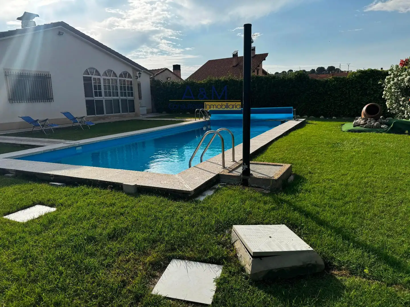 Piscina de Casa o xalet en venda en Viana de Cega amb Piscina
