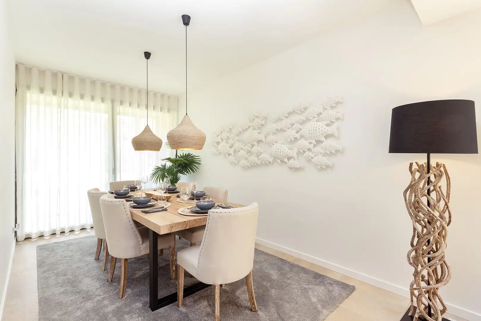 Menjador de Apartament en venda en Begur amb Aire condicionat, Jardí privat i Terrassa