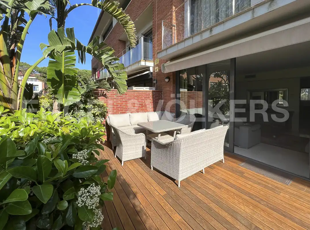 Terrassa de Casa adosada de lloguer en Gavà amb Aire condicionat, Calefacció i Jardí privat