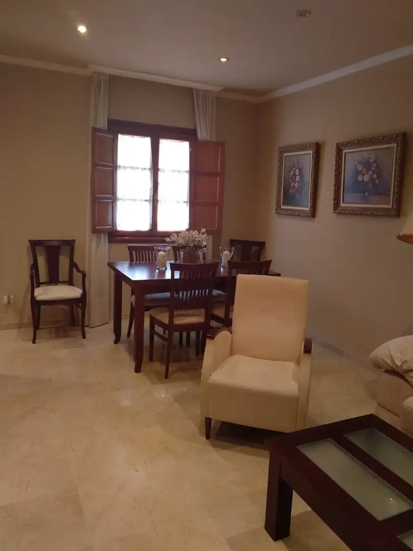 Dining room of Flat for rent in Sevilla  with Air Conditioner, Heating and Furnished