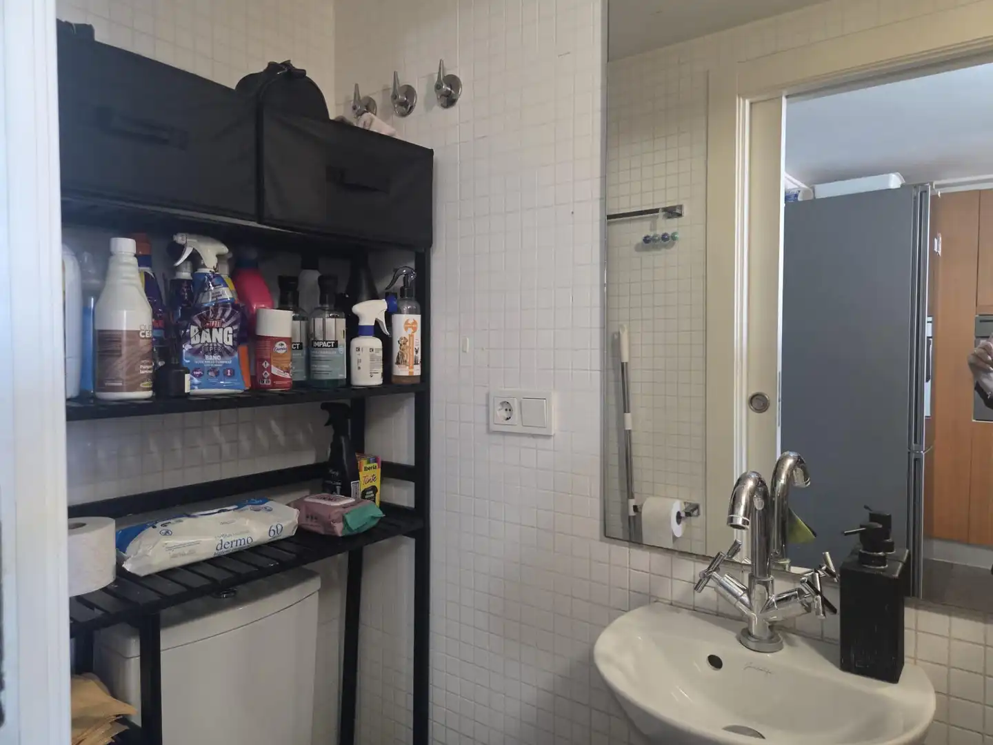 Badezimmer von Dachboden zum Verkauf in Valencia mit Klimaanlage, Terrasse und Möbliert