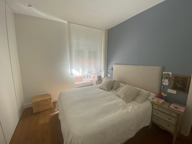 Bedroom of Flat for sale in  Madrid Capital  with Air Conditioner and Heating