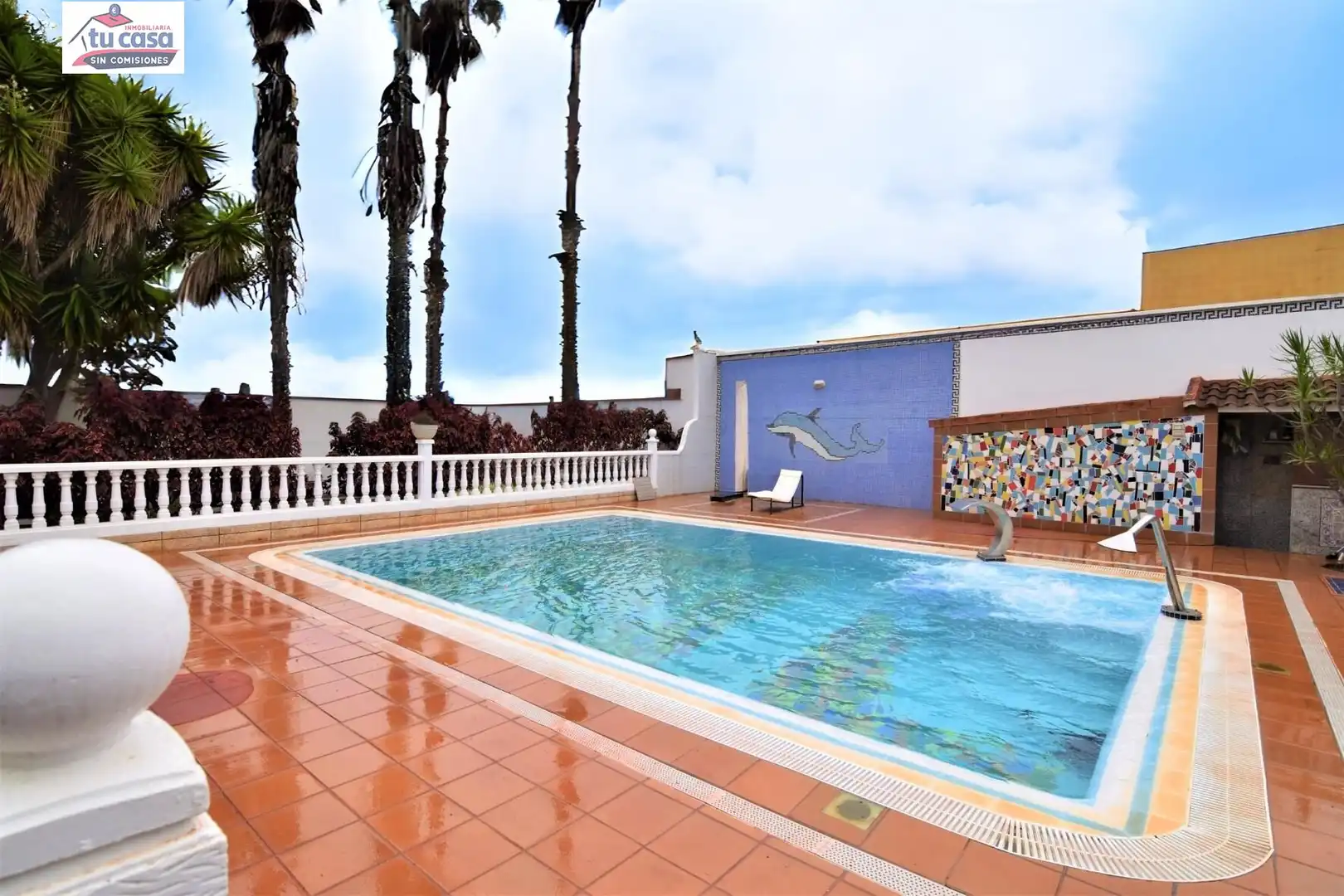Swimming pool of Houses for sale in Santa María de Guía de Gran Canaria  with Air Conditioner, Heating and Private garden