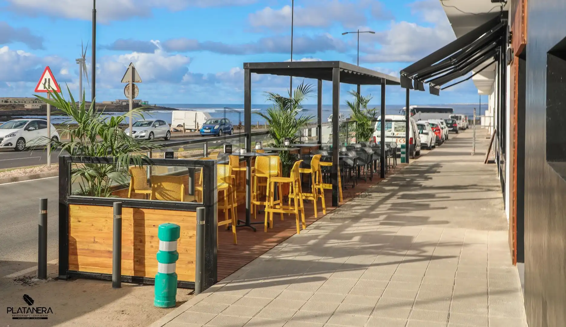 Terrassa de Local de lloguer en La Oliva amb Aire condicionat, Terrassa i Moblat