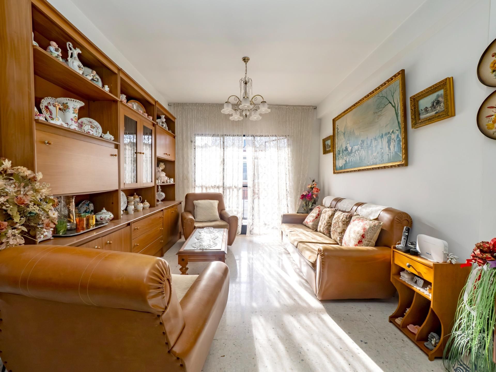 Sala de estar de Piso en venta en Málaga Capital con Terraza