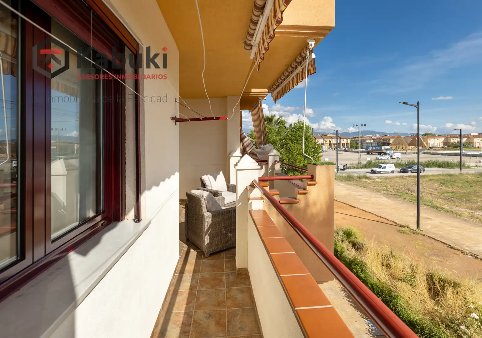 Balcony of Flat for sale in Atarfe  with Private garden, Terrace and Swimming Pool