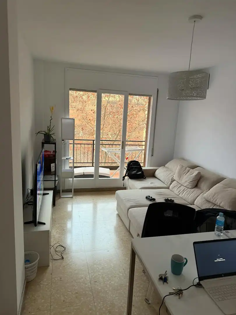 Wohnzimmer von Wohnung zur Miete in Barcelona mit Klimaanlage, Heizung und Möbliert