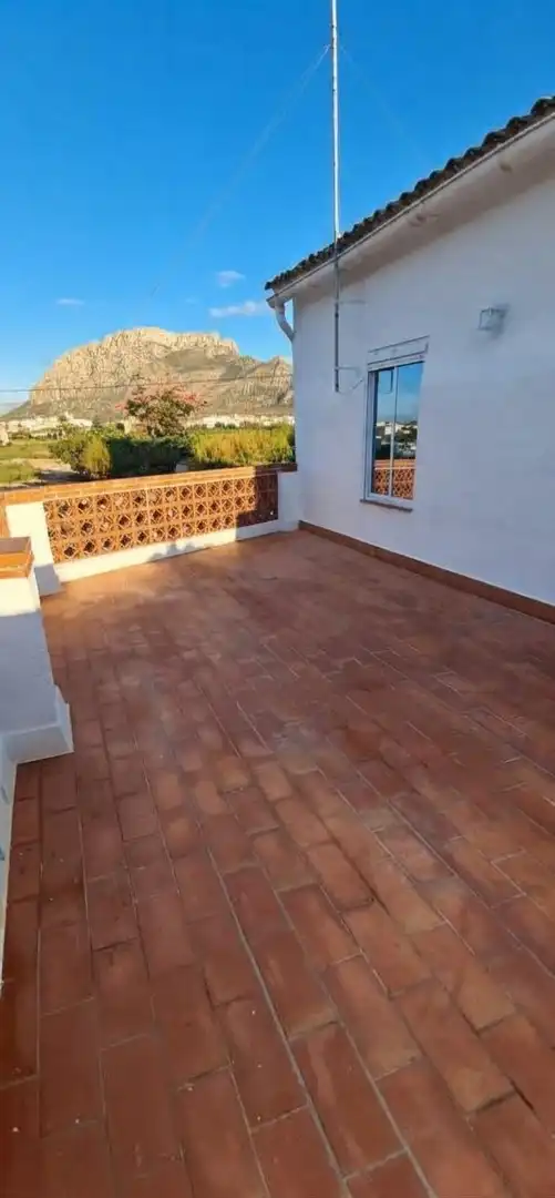 Terrassa de Finca rústica de lloguer en Els Poblets, Alicante