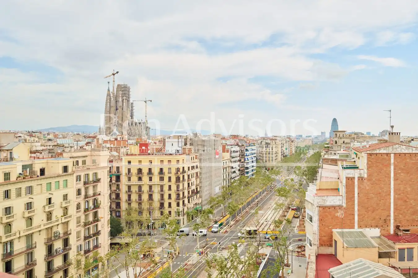Exterior view of Attic for sale in Barcelona  with Air Conditioner, Heating and Parquet flooring