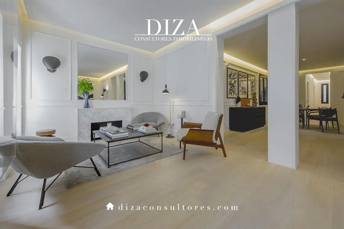 Living room of Apartments for sale in Madrid  with Air Conditioner and Heating