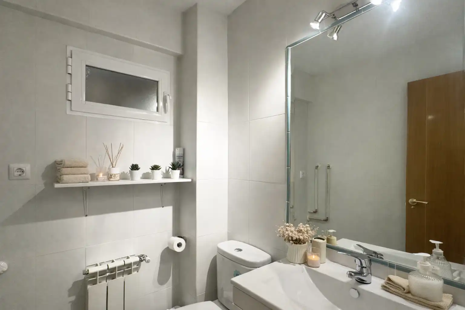 Badezimmer von Wohnung zum Verkauf in Hoyo de Manzanares mit Abstellraum, Balkon und Gemeinschaftspool