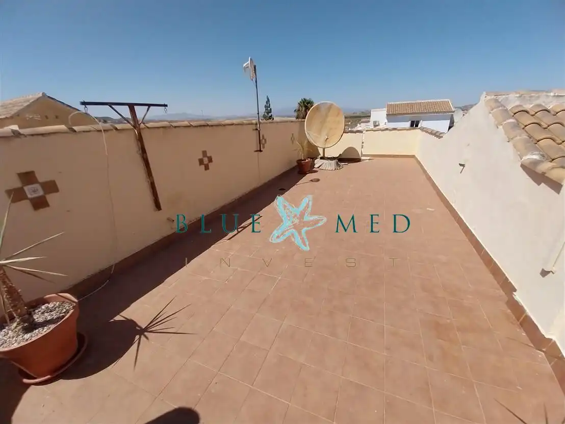 Terraza de Casa o chalet en venta en Mazarrón con Aire acondicionado, Calefacción y Jardín privado