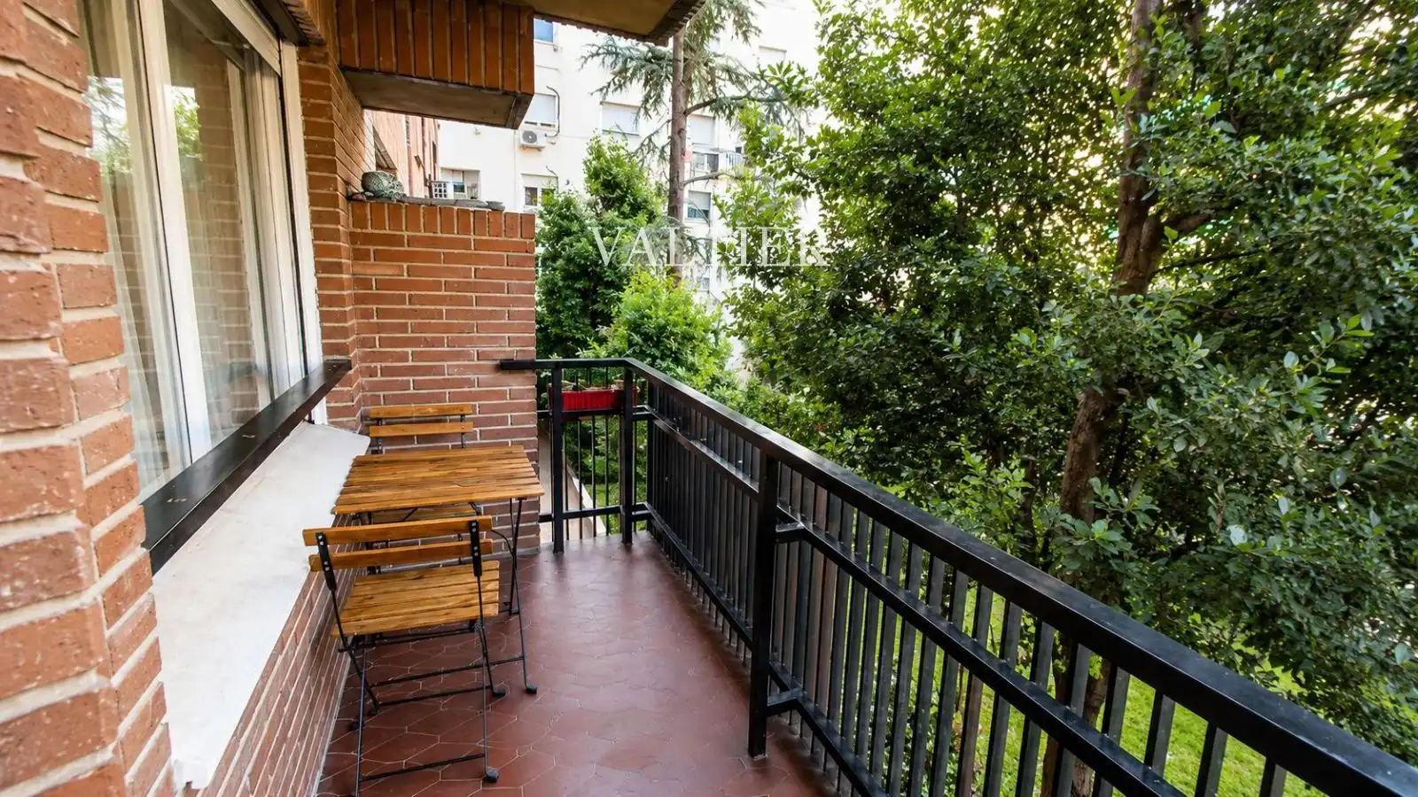 Balcony of Flat for rent in Madrid  with Air Conditioner, Terrace and Furnished