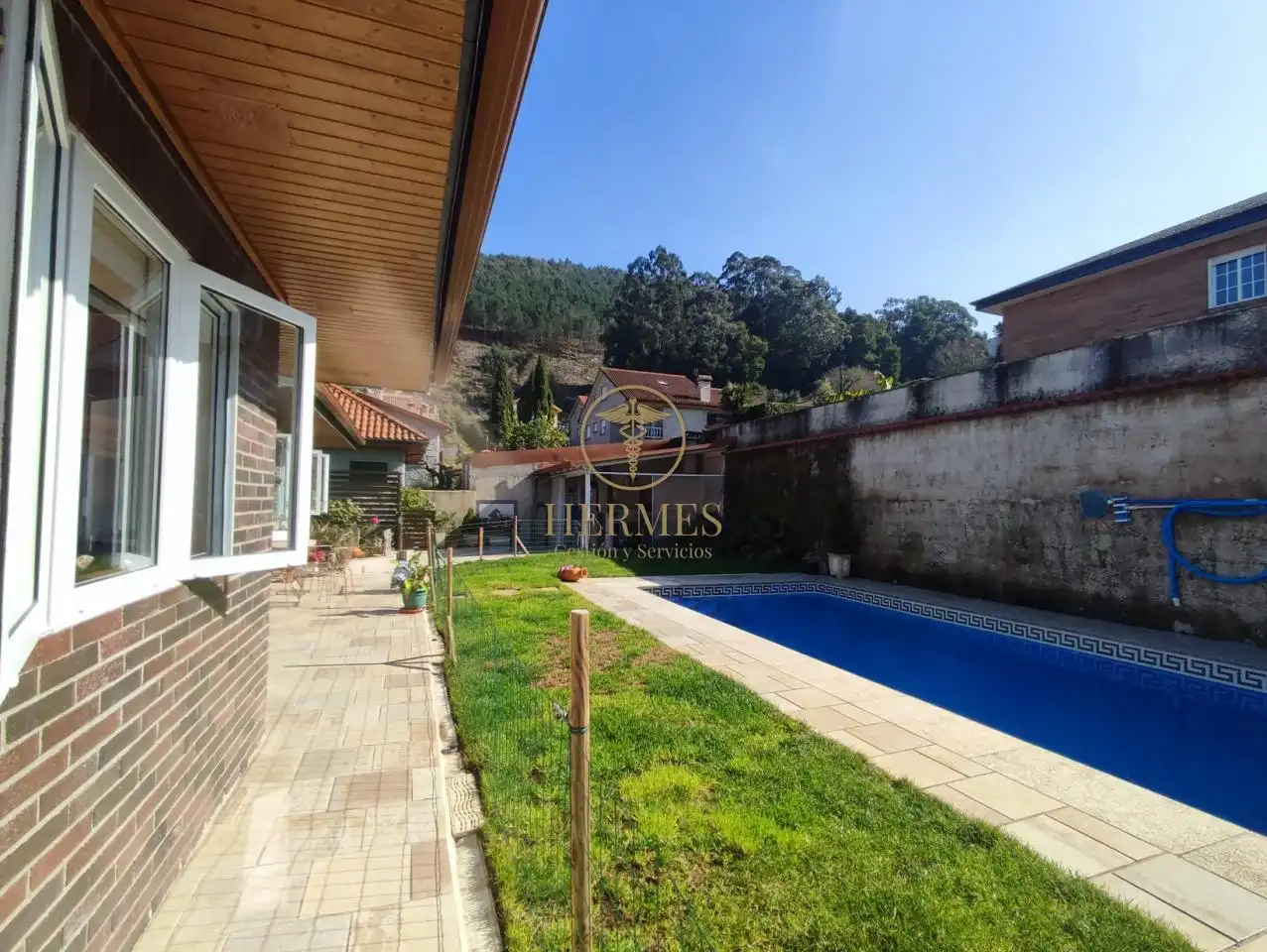 Vista exterior de Casa o chalet en venta en Mos con Calefacción, Jardín privado y Terraza
