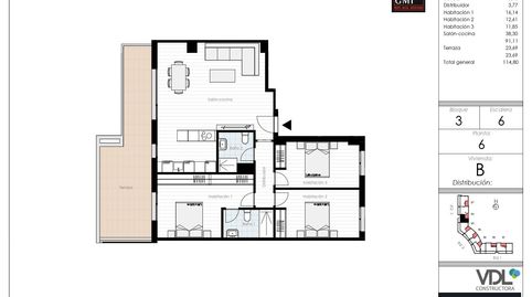 Edificio Terrace Curve en la Lastra