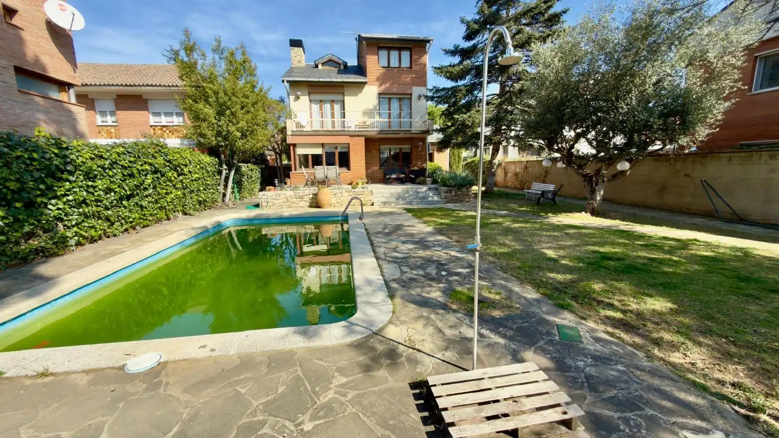 Piscina de Casa o xalet en venda en Igualada amb Calefacció, Jardí privat i Terrassa