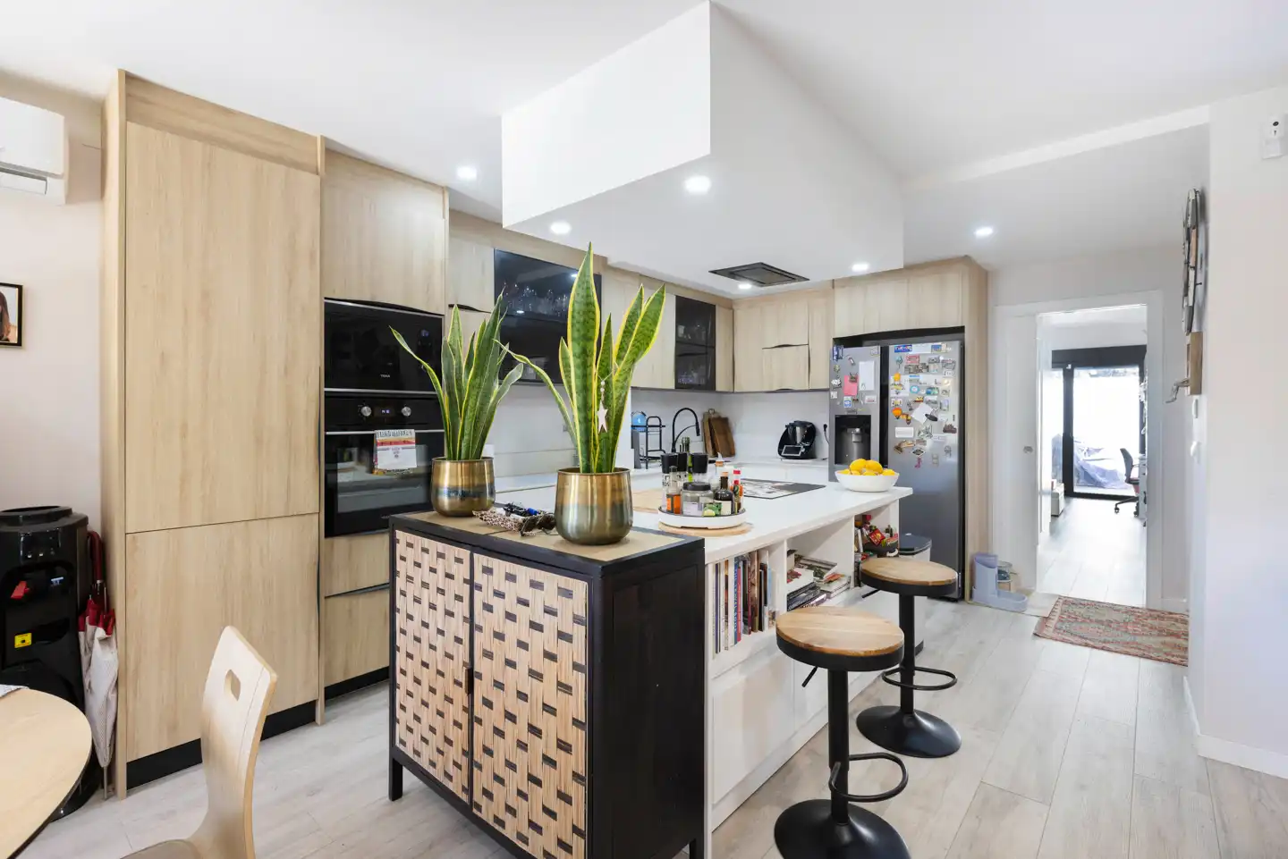 Cocina de Casa adosada en venta en L'Eliana con Aire acondicionado y Jardín privado