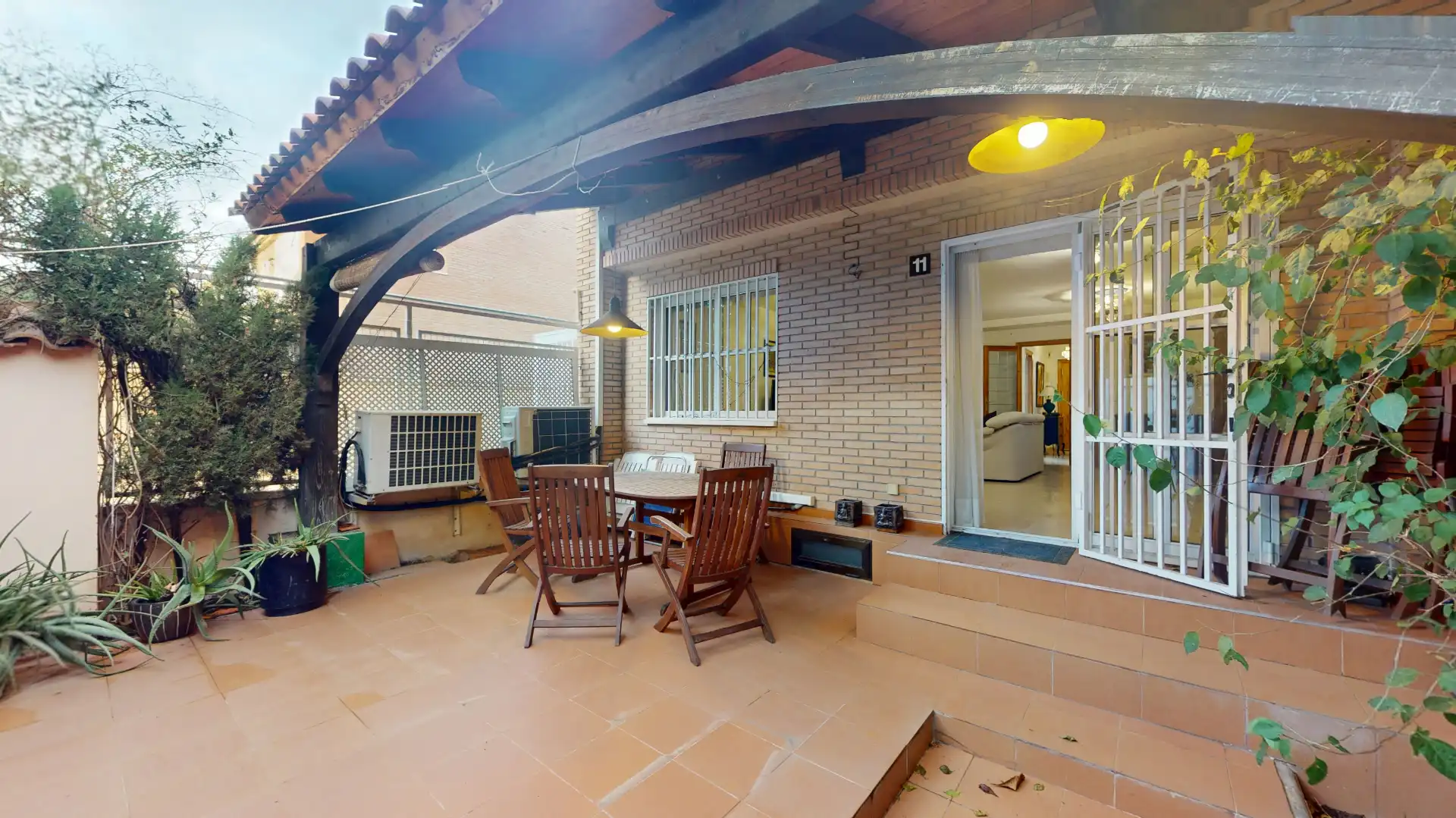 Terrace of Detached homes for sale in Alicante / Alacant  with Air Conditioner, Heating and Private garden