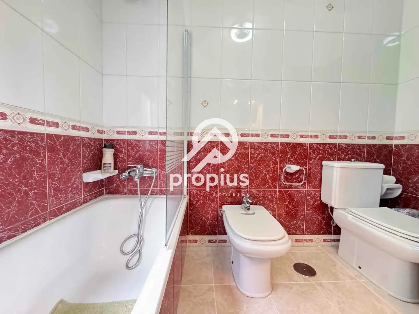 Bathroom of Houses for sale in Avilés  with Heating, Private garden and Parquet flooring