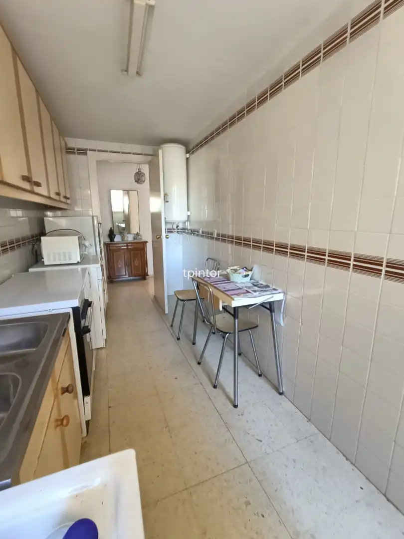 Küche von Wohnung zum Verkauf in Cáceres mit Terrasse, Möbliert und Ofen