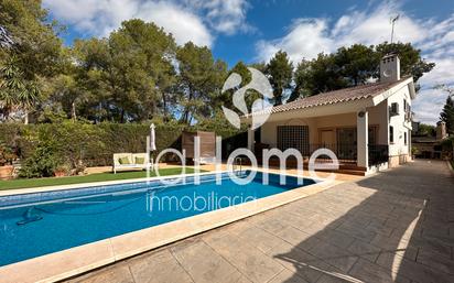 Swimming pool of House or chalet for sale in Paterna  with Air Conditioner, Terrace and Swimming Pool