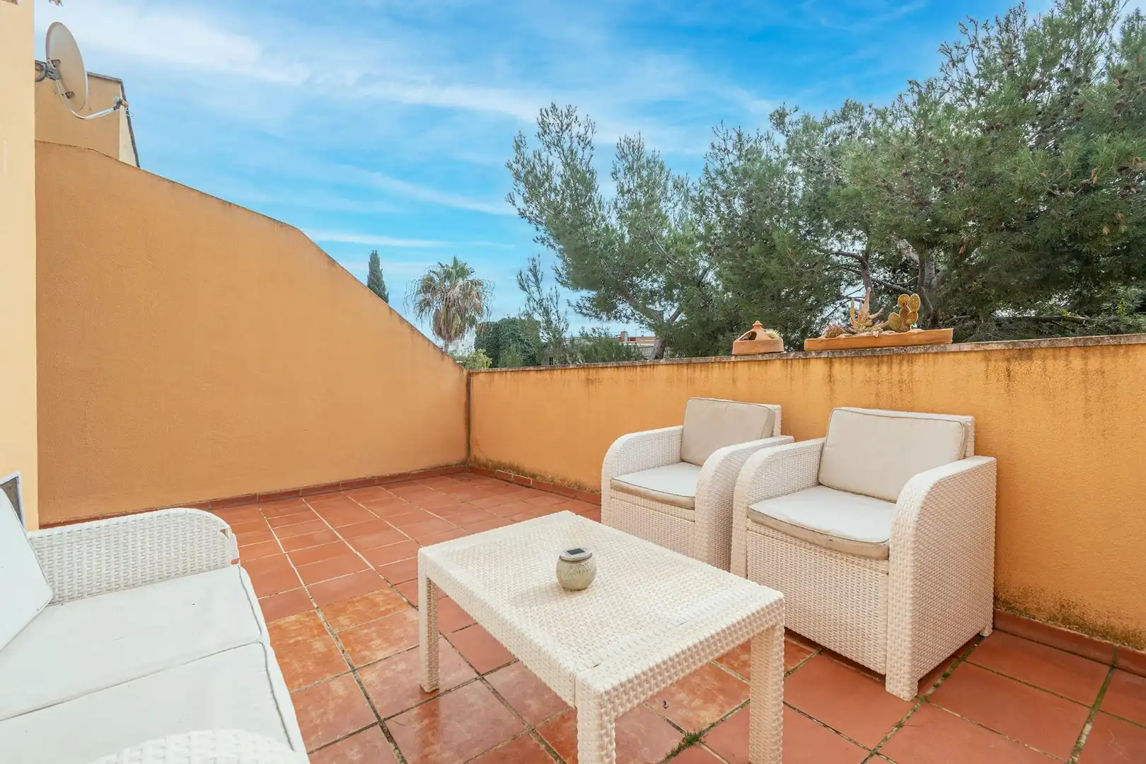 Terraza de Casa adosada en venta en  Palma de Mallorca con Aire acondicionado, Calefacción y Jardín privado