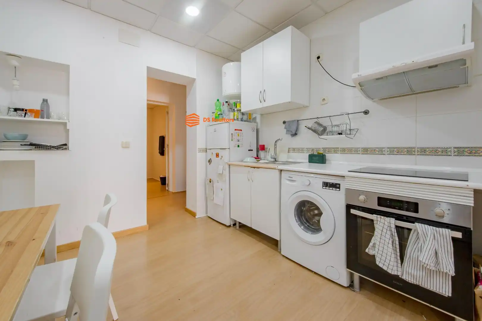 Küche von Wohnung zur Miete in Madrid mit Heizung, Möbliert und Balkon
