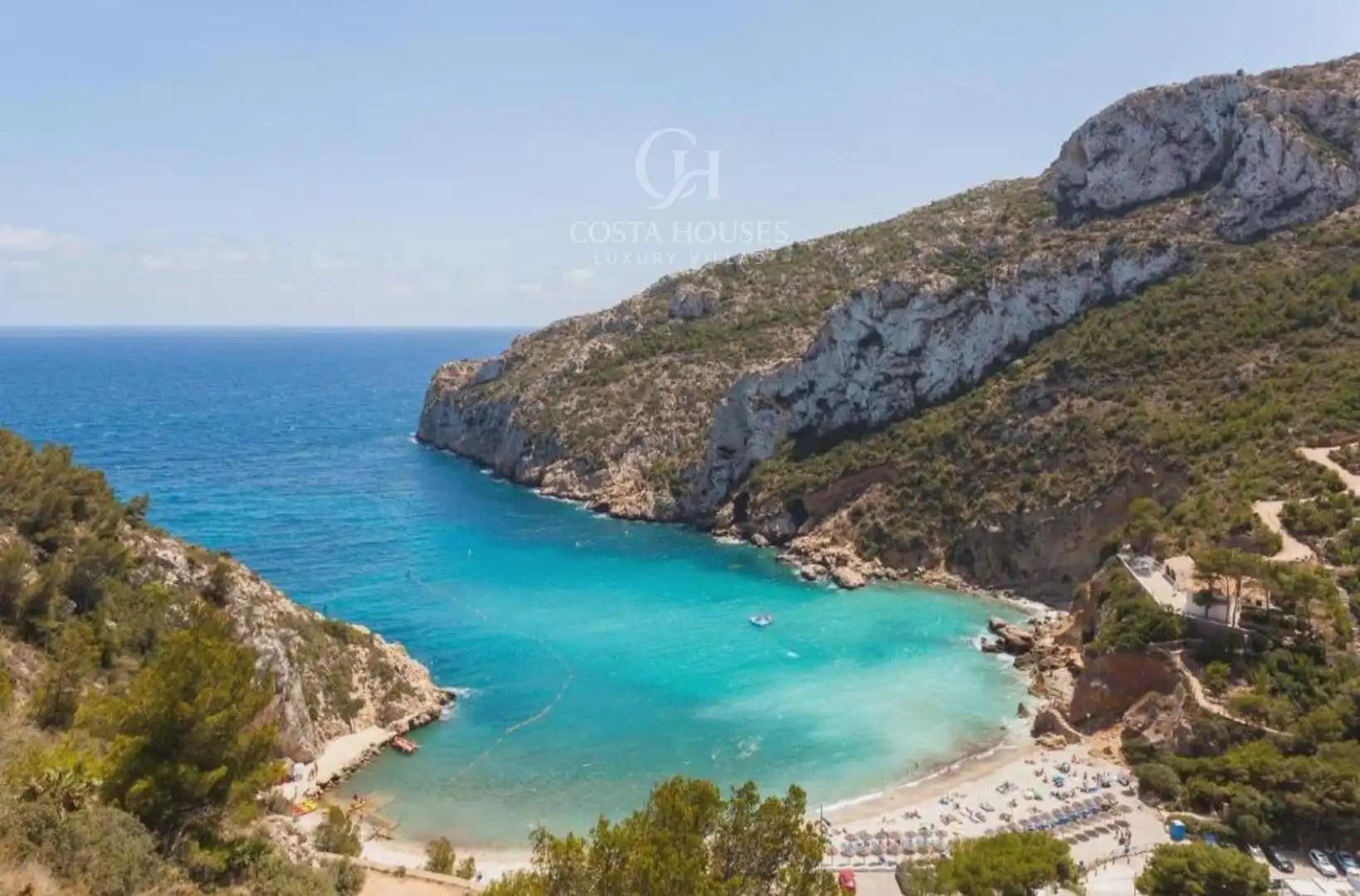 Vista exterior de Casa o xalet en venda en Jávea / Xàbia amb Aire condicionat, Calefacció i Jardí privat