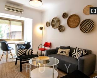 Living room of Flat to rent in L'Hospitalet de Llobregat  with Air Conditioner, Heating and Furnished