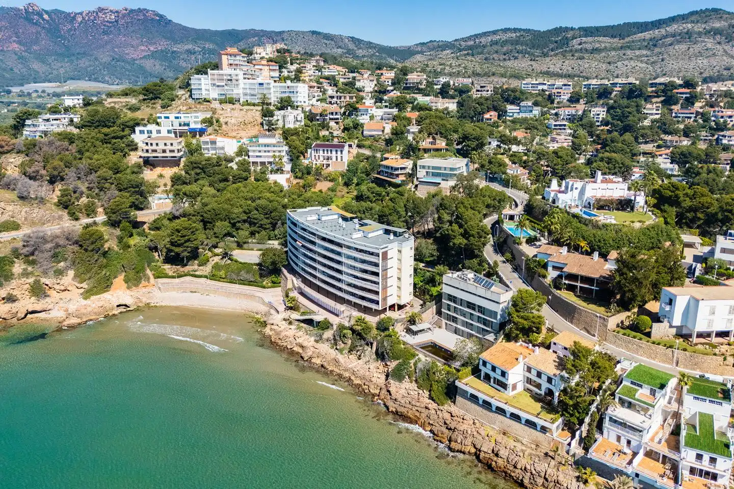 Vista exterior de Casa o chalet en venta en Oropesa del Mar / Orpesa con Aire acondicionado, Jardín privado y Terraza
