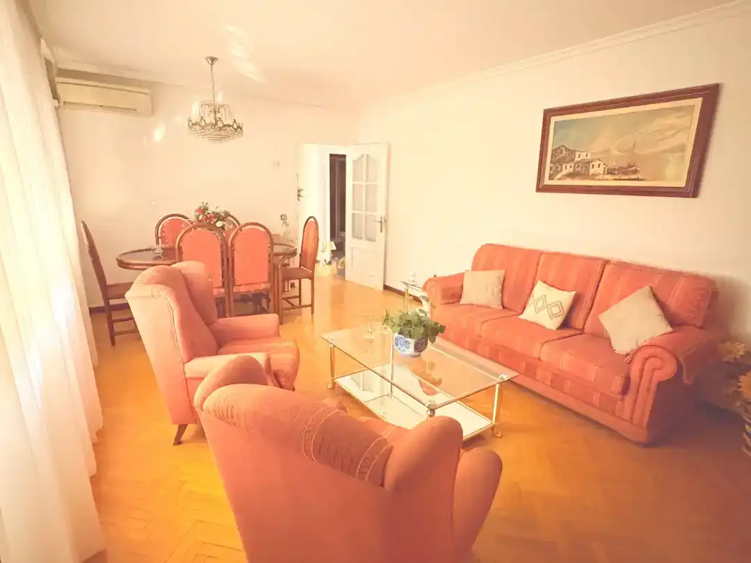 Sala de estar de Piso en venta en  Madrid Capital con Aire acondicionado