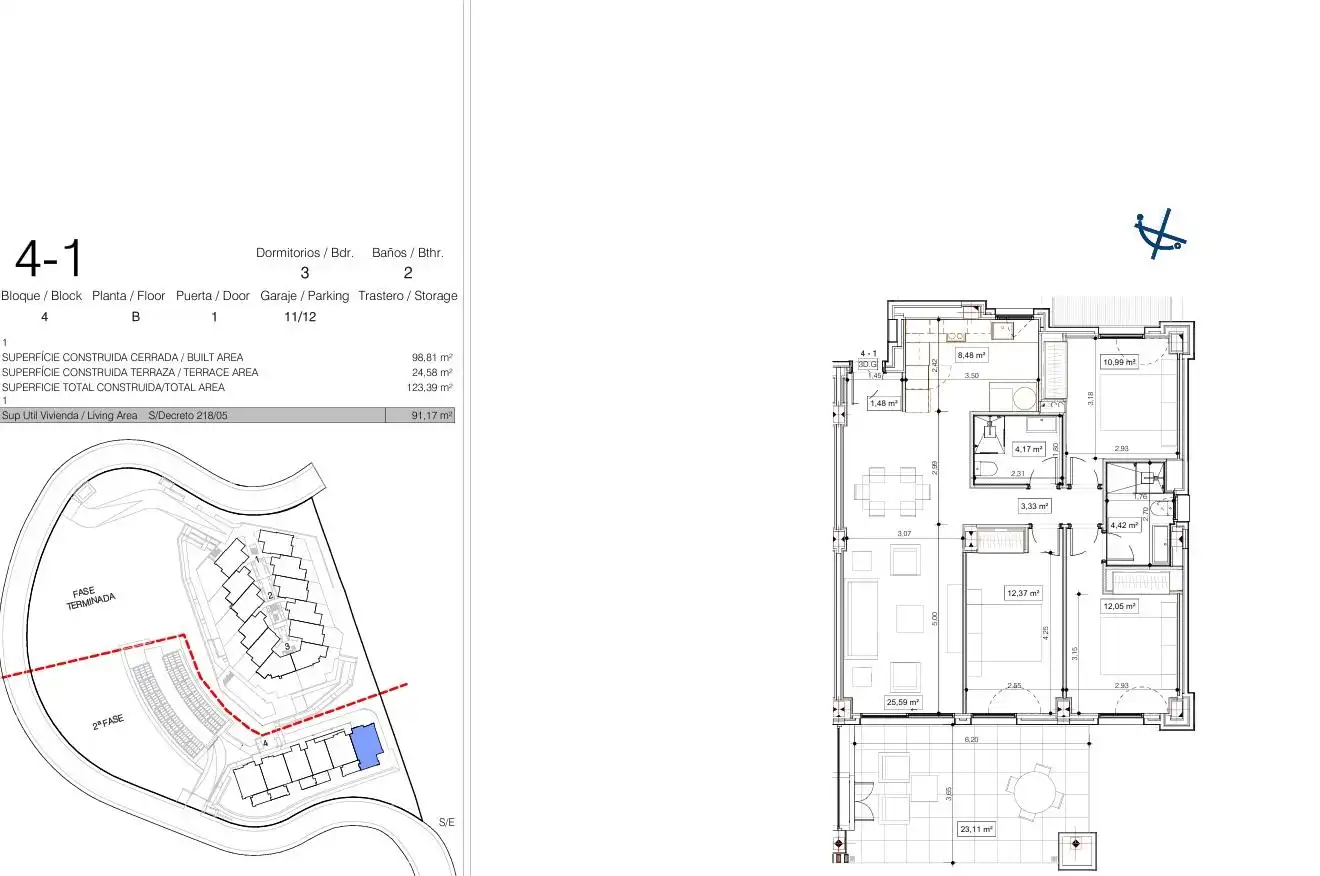 Apartamento con ascensor en venta en Hipódromo - Cerrado del Águila, imagen 4