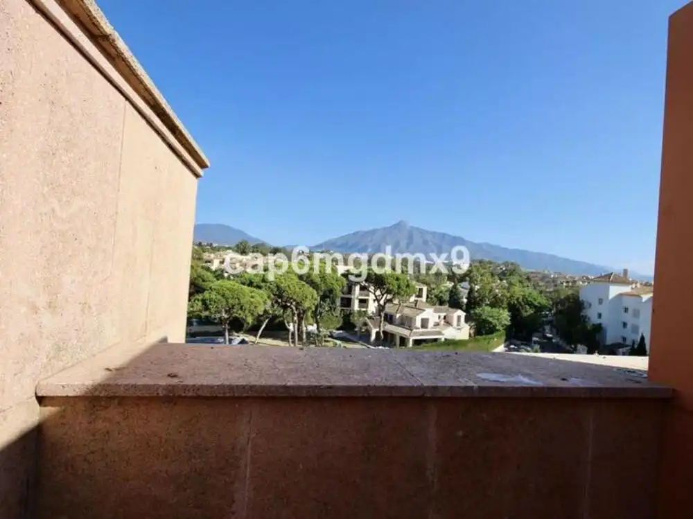 Exterior view of Attic for rent in Marbella  with Air Conditioner, Terrace and Storage room