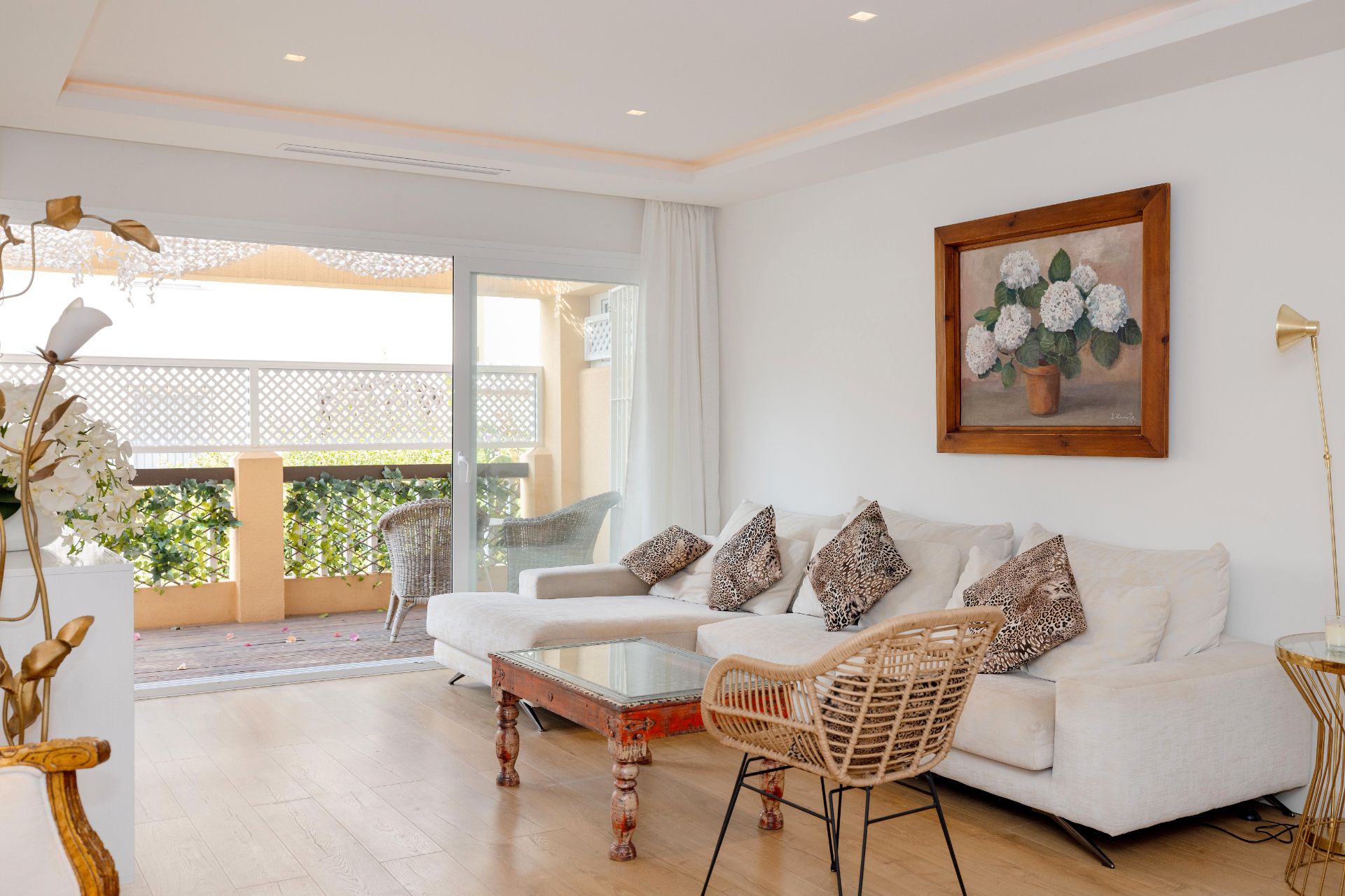 Sala d'estar de Pis en venda en Marbella amb Aire condicionat, Calefacció i Terrassa
