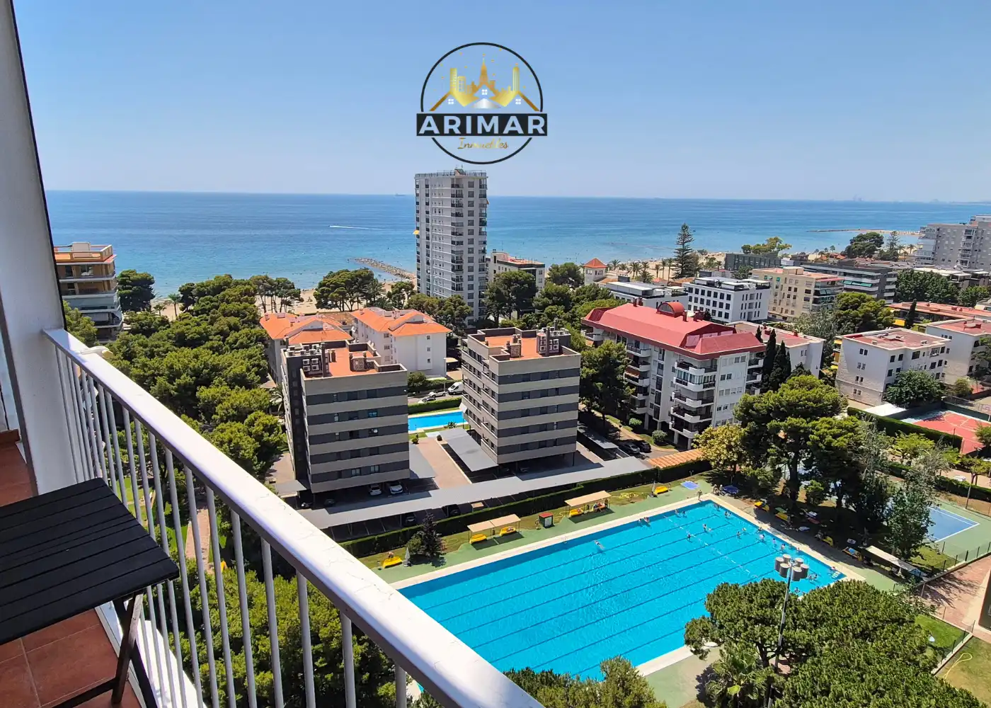 Piscina de Apartamento en venta en Benicasim / Benicàssim con Aire acondicionado, Calefacción y Terraza