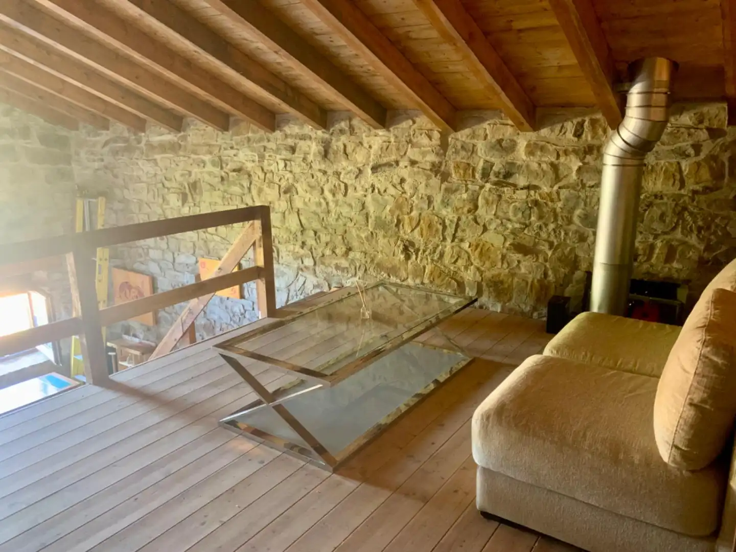 Terraza de Casa o chalet en venta en San Roque de Riomiera con Jardín privado