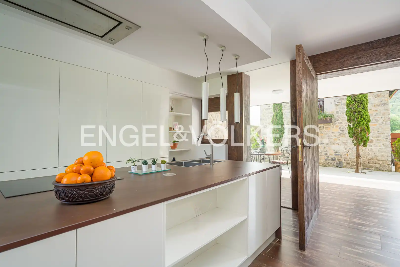 Cocina de Casa o chalet en venta en Cangas de Onís con Calefacción, Jardín privado y Terraza