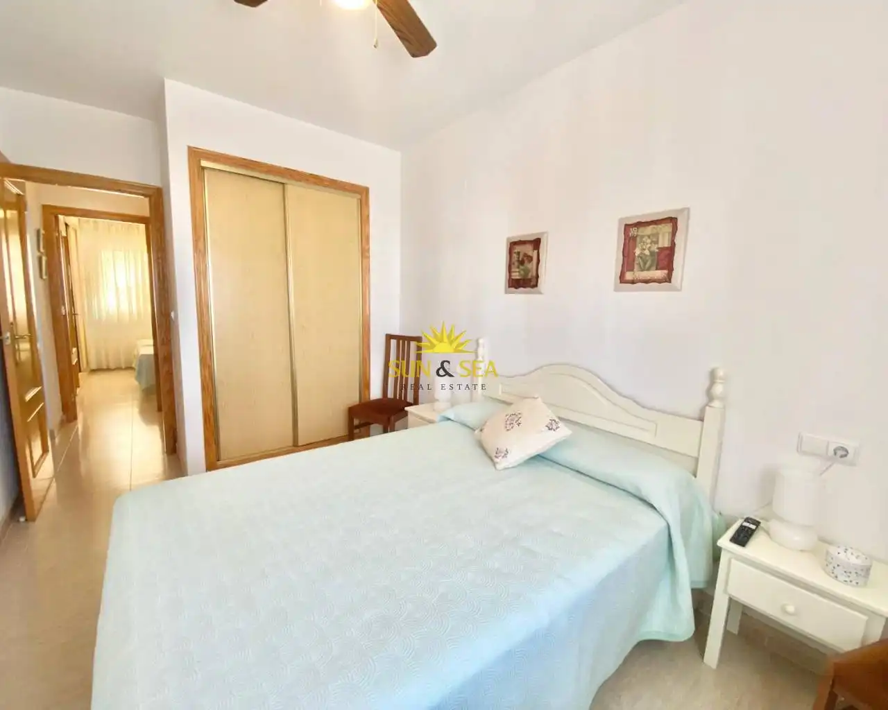 Habitación de Apartamento de alquiler en Cartagena con Aire acondicionado, Calefacción y Piscina