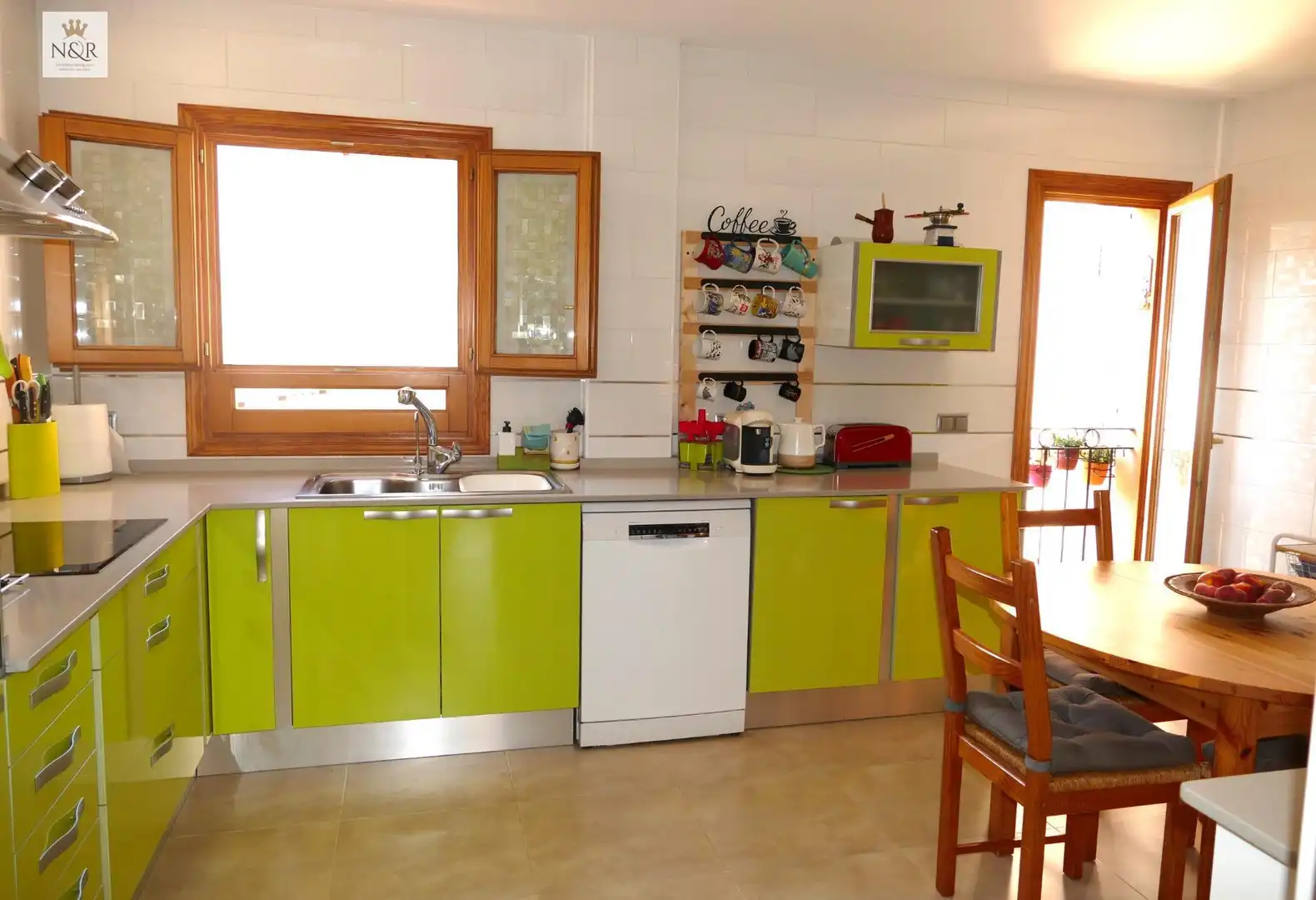 Kitchen of Flat for sale in Alaró  with Air Conditioner, Parquet flooring and Furnished