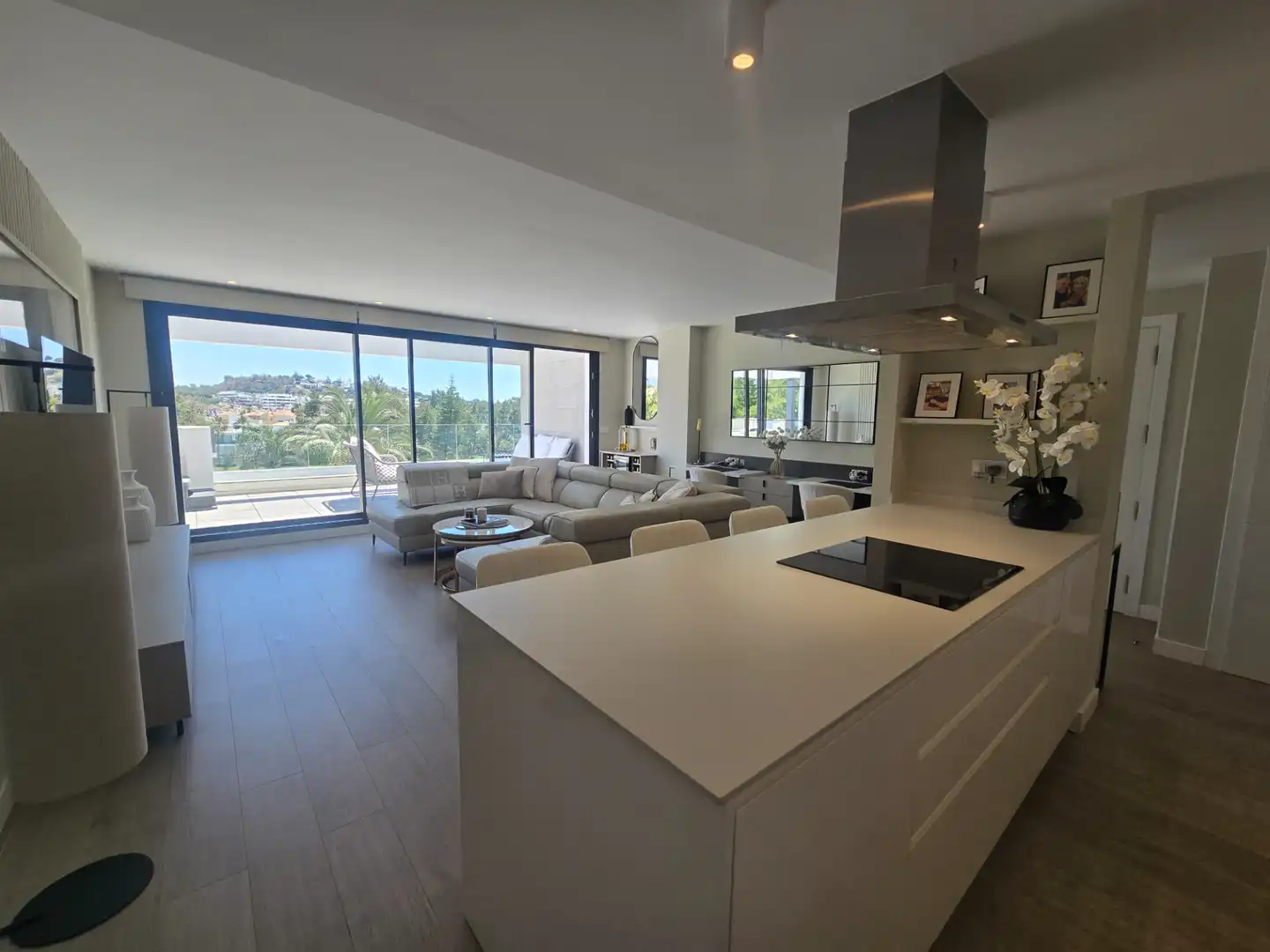 Kitchen of Flat for sale in Mijas  with Air Conditioner, Heating and Terrace